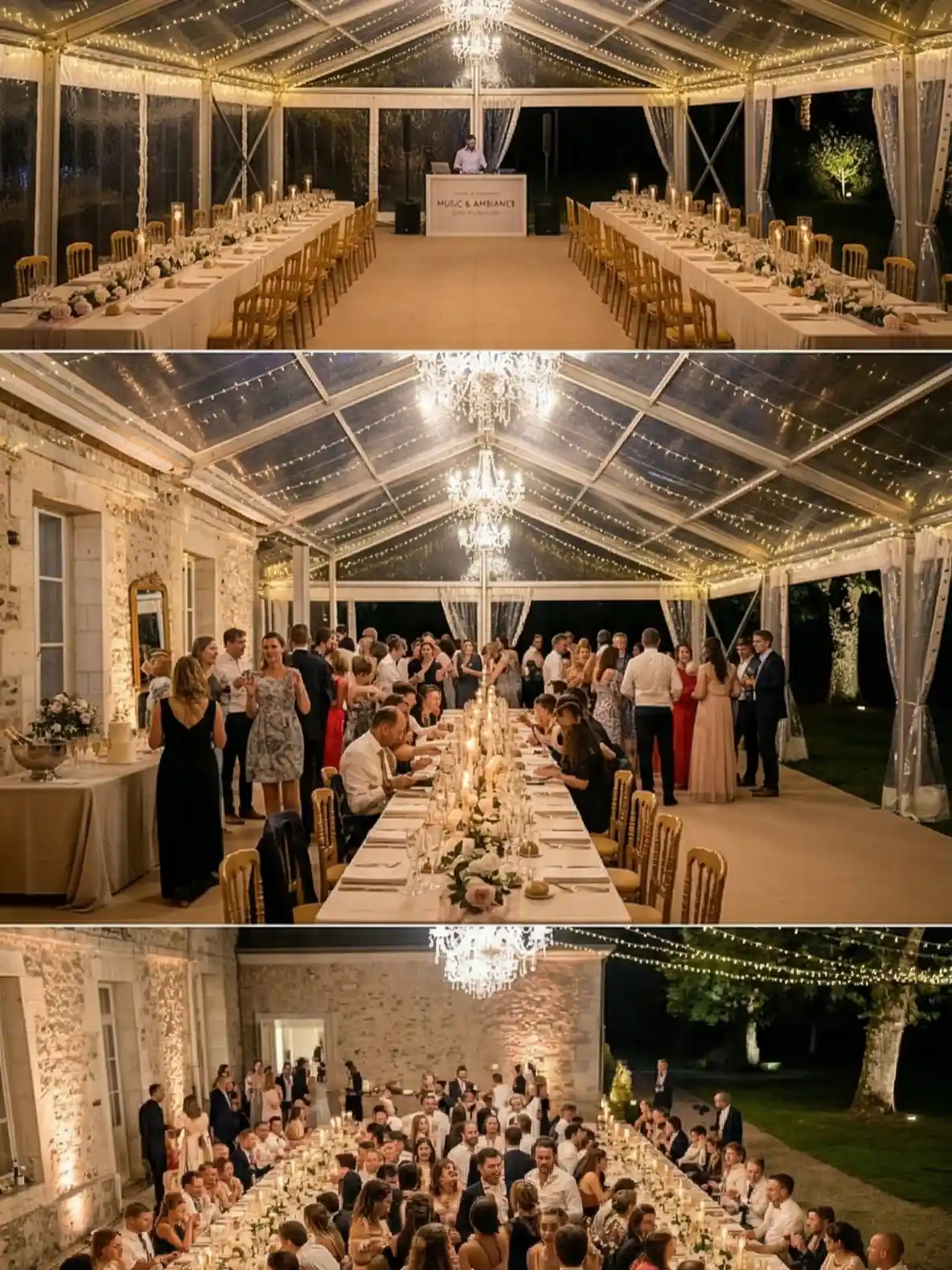 Ambiance festive lors d'une soirée privée